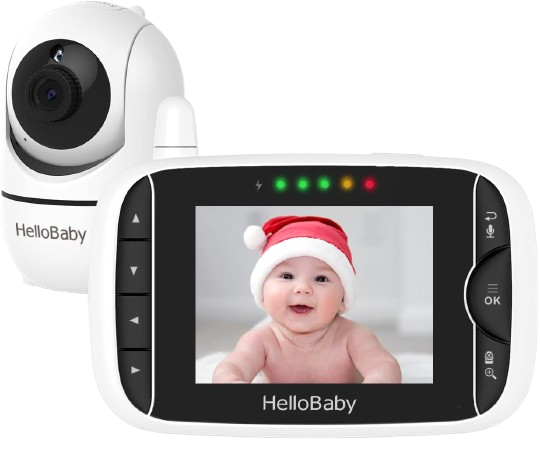 Video Baby Monitor with Remote Camera Pan-Tilt-Zoom